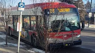 Calgary Transit Route 26 (full bus ride) - Sarcee Crosstown (Tuscany Station to Westbrook Station)