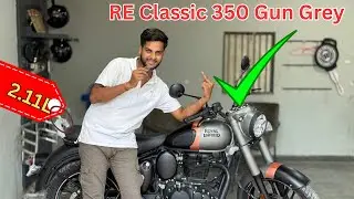 Royal Enfield Classic Best Gun Grey 🔥2025 Best 🔥