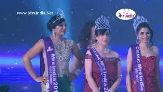 Crowning Glory of Mrs India 2017/2018 Queens at National Grand Finale