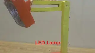 Building a table lamp using cardboard