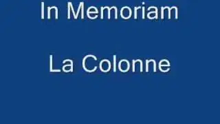 In Memoriam La colonne
