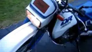 1990 SUZUKI DR350 S STARTUP