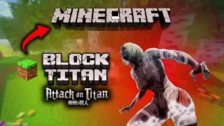 El Mejor Addon de Attack On Titan para MCPE 1.21.80! | Block Titan!