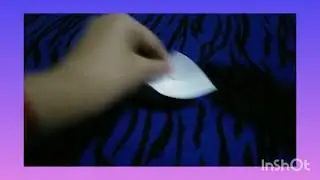 How to make mini dust pan for barbie with chart paper/#cutebaby