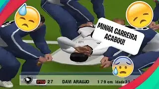 ELE QUEBROU a PERNA e saiu CHORANDO do CAMPO!!!! Master League com o Botafogo PES 2021 (PSP) #3