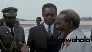 Historical Meeting Mobutu Sese Seko in Mombasa for Talks with Mzee Jomo Kenyatta 1974 #kenya #zaire