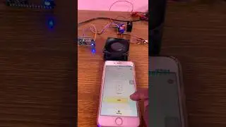 DC Fan Control with ESP32 and KME Smart #esp32 #arduino #fan #kmesmart #iot #shorts