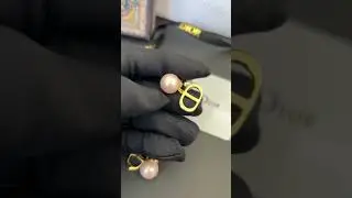 Dior popular 2024 letter combination earrings
