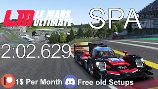 LMU Hotlap | Oreca07 LMP2 ELMS | Spa-Francorchamps | [RM1] | Le Mans Ultimate Setup