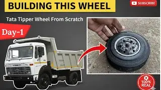 DIY Tipper Truck Build: How to Make Metal Truck Wheel /part-1