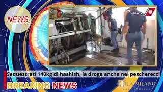 Sequestrati 140kg di hashish a Porto Empedocle, la droga anche nei pescherecci