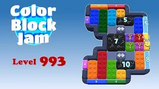 Color Block Jam Level 993 Solution (No Boosters)