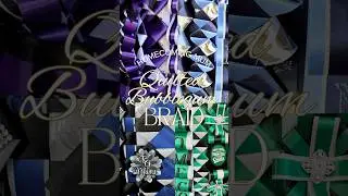 Homecoming Mum & Garter Quilted Bubblegum Braid | HOCO Braid Tutorials #hoco #braids #ribbon
