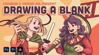Drawing A Blank: Video Game Crafting Materials with Codi Bear & VooDoo Val