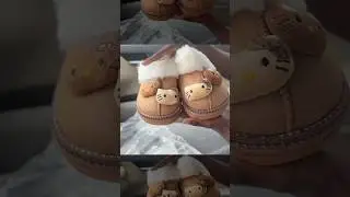 Hello kitty Slippers Unboxing🩷 #asmr #unboxing #hellokitty #shoes #harmoneaidoo