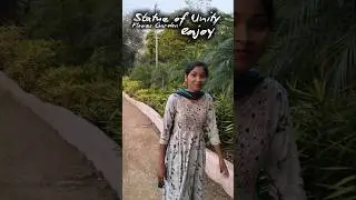 Statue of unity | Flower garden | enjoy #desivlog #shorts #vlog
