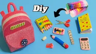Diy How To Make Polymer Clay School Supplies | Diy fun | Creative Diy 
