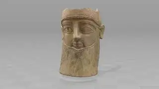 Salamis Terracotta Head 3D view