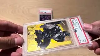 2021 Marvel Metal Universe Spider-Man VENOM #93 Yellow FX PSA 5 #ebayscoops #psa #venom #marvelmetal