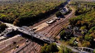 Saint Germain En Laye, a suburb of Paris, France by DJI Mavic Air Drone, 2018