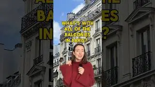 Why are there SO MANY balconies in Paris? #history #paris #france