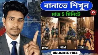 AI দিয়ে Hulk ভিডিও কিভাবে বানাবো? | How to Make Hulk AI Video | Bangla Tutorial