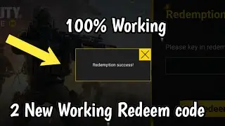 New 2 Working Redeem code codm 2023 | call Of Duty Mobile Redeem code | Garena codMobile Redeem code
