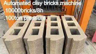 French hourdi block machine, brick making machine Senegal, machine brique terre cuite, press brique