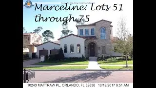 Marceline neighborhood, Lots 51 through 75 (except as noted below), Golden Oak FL, November 15, 2020