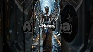 Goddess of wisdom, war, and crafts 🦉⚔️👑 #Athena #GreekMythology  #ai #Wisdom #shorts
