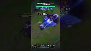 Keep your opponents perma cc'd as Morgana #leagueoflegends #Morgana #crowdcontrol