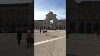 Pra&ccedil;a do Com&eacute;rcio in Lisboa #portugal #travel #europe #lisbon #lisboaportugal #