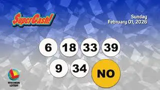Wisconsin Lottery EveningDraw 02/01/2026