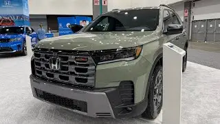 Honda Pilot TrailSport 2026 года &mdash; пепельно-зелёный металлик &mdash; быстрый обзор &mdash; Automobility LA