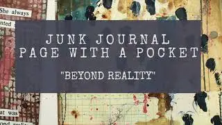 Junk Journal Page with a Pocket - 