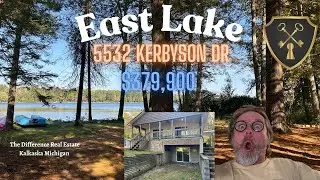 5532 Kerbyson Drive Kalkaska Michigan, Lake Home For Sale in Kalkaska, Up North Lake Home  East Lake