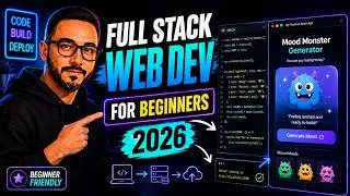Build a Fun HTML CSS JavaScript Project in 2026 | Full Stack Web Development for Beginners, All Ages