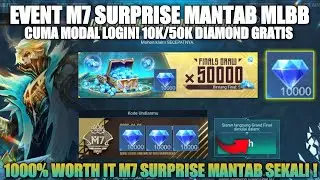 10K DIAMOND GRATIS!! EVENT SURPRISE MANTAB M7 10K/50K DIAMOND GRATIS KODE UNDIAN M7 MOBILE LEGENDS!