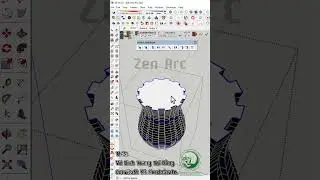 Tips:Vẽ Bình TrangTrí Bằng Curviloft + FredoScale #shorts #youtubeshorts #enscape #sketchup #plugin