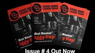Vintage Drums Legendary Sounds magazine Issue 4 June 2018