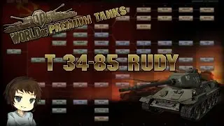 World of Premium Tanks - T-34-85 Rudy &raquo;&raquo;&raquo; World of Tanks Gameplay
