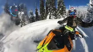 Frank, Jared and Caleb having fun on snowmobiles