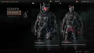 Unlocking both the Recon and Seraph numbers Outfits in one Game