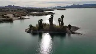 Body Beach island in Lake Havasu City, AZ