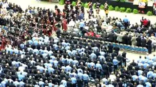 HFD Pipes and Drums play Amazing Grace at Reliant Stadium June 6 2013