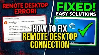 How to Fix RDP Error. | Windows Serve | Remote Desktop error |  with @TechSevak2.0