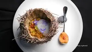 Tamal en cazuela and sea urchin on Ariete's tasting menu [Pan Con Podcast]