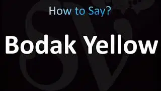 How to Pronounce Bodak Yellow (CORRECTLY!)