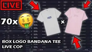 Supreme Bandana Box Logo Tee Live Cop - 70 Box Logos! W/ Cybersole F3ather