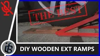 (The best?) DIY wooden extension car ramps - no voice.